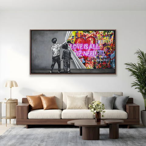 Unveiling love is all we need