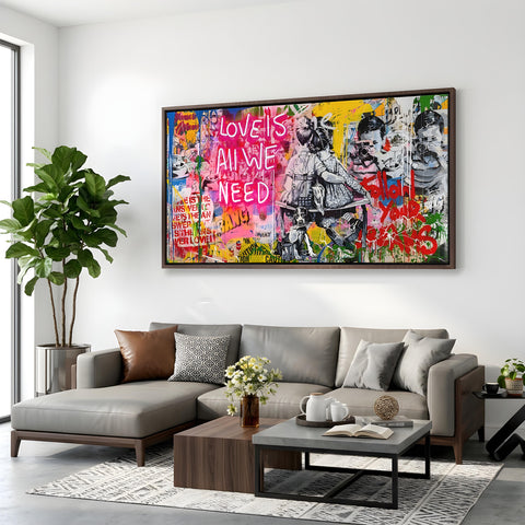 LOVE IS ALL WE NEED Graffiti
