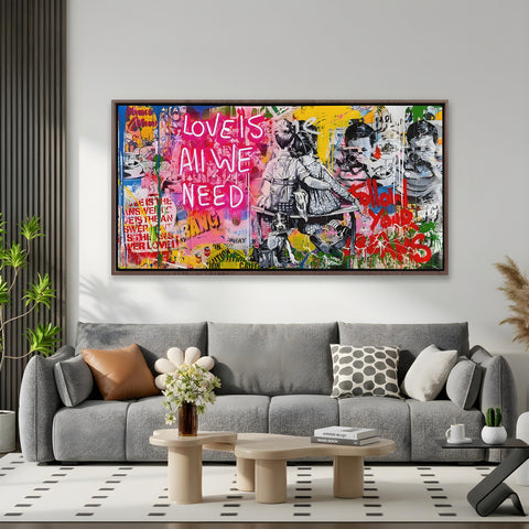 LOVE IS ALL WE NEED Graffiti