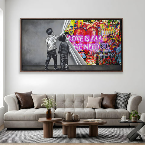 Unveiling love is all we need