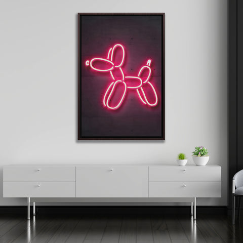 Neon Balloon Dog