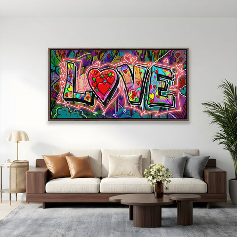 STREET WALL LOVE NEON