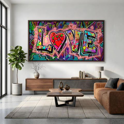 STREET WALL LOVE NEON