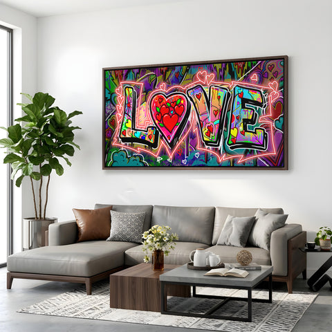 STREET WALL LOVE NEON