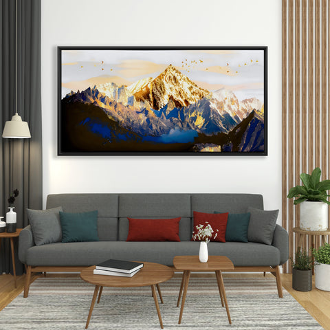Golden Blue Landscape