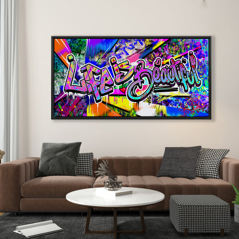 Street Wall Life is Beautiful