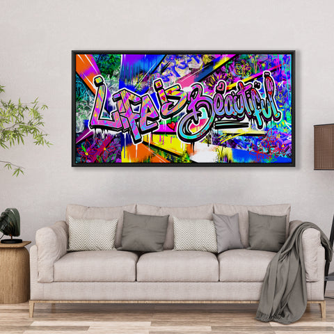 Street Wall Life is Beautiful