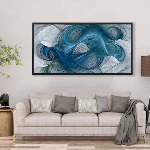 Abstract Blue Hair