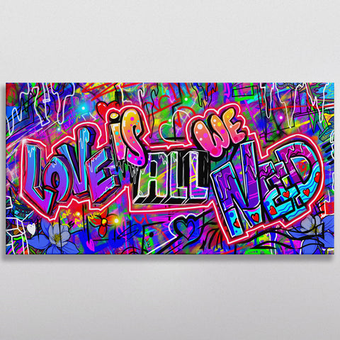 LOVE IS ALL WE NEED STREET WALL