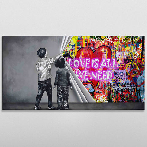 Unveiling love is all we need