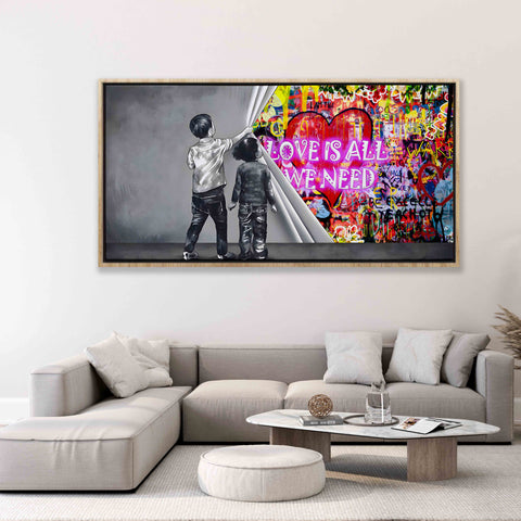 Unveiling love is all we need