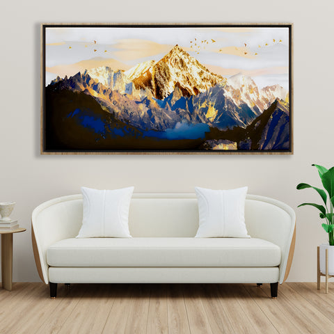 Golden Blue Landscape