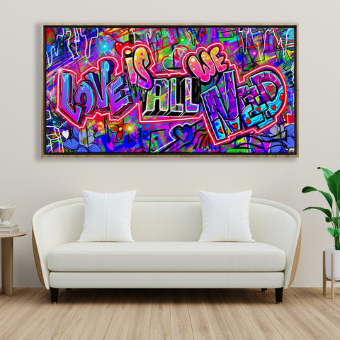 LOVE IS ALL WE NEED STREET WALL