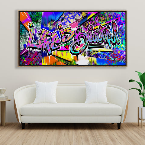 Street Wall Life is Beautiful