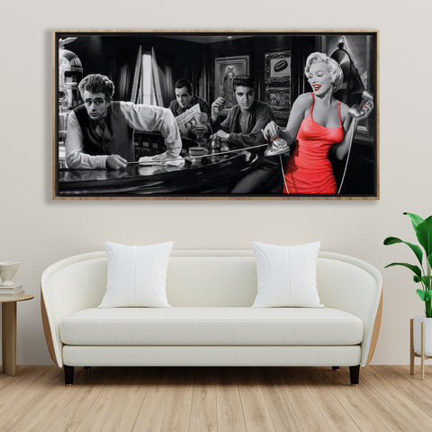 Elvis Presley and Marilyn Monroe
