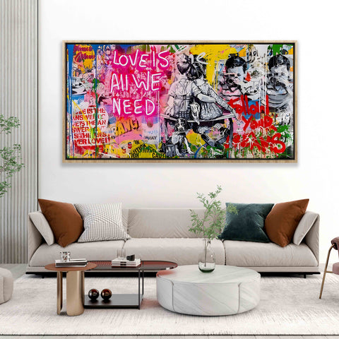 LOVE IS ALL WE NEED Graffiti