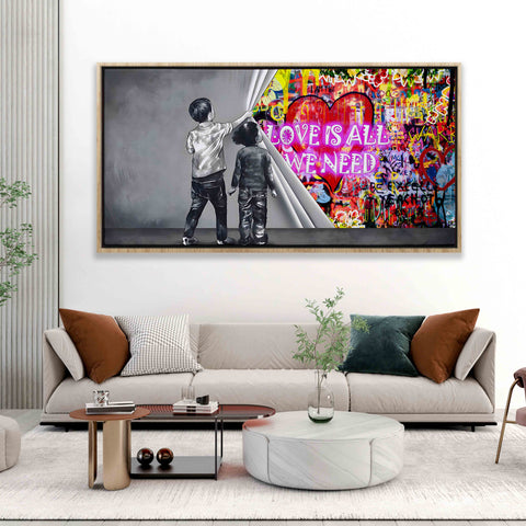 Unveiling love is all we need