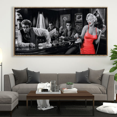 Elvis Presley and Marilyn Monroe