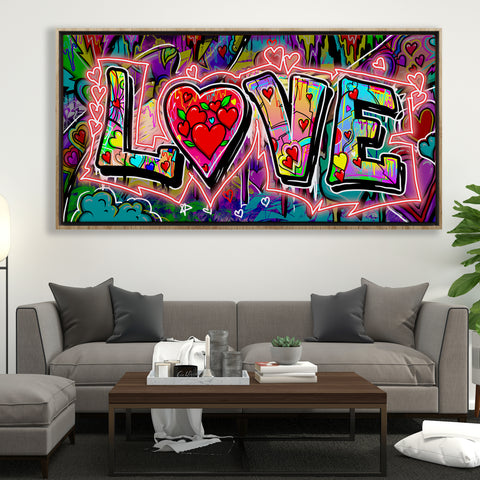 STREET WALL LOVE NEON