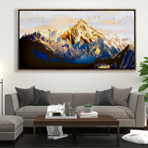 Golden Blue Landscape