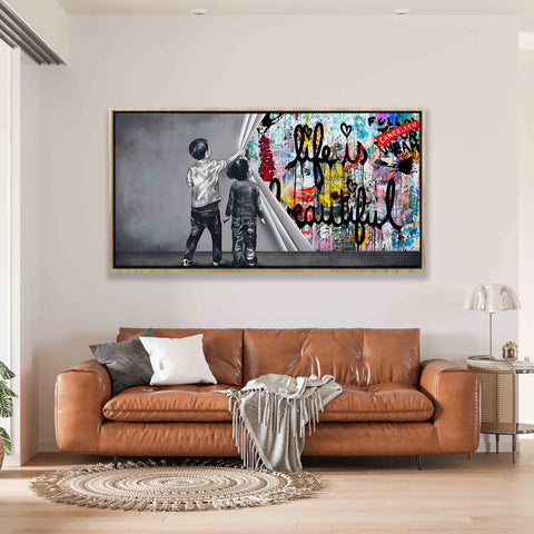 Unveiling life is beautiful graffiti