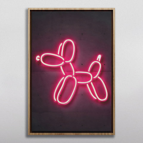 Neon Balloon Dog