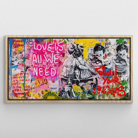 LOVE IS ALL WE NEED Graffiti