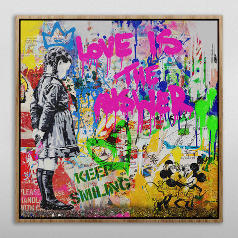 Love is the answer- Keep smiling