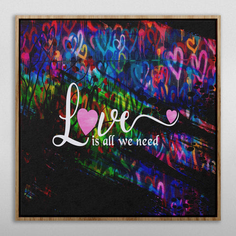 Love is all we need with hearts