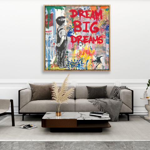 DREAM BIG DREAMS Graffiti Art