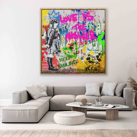 Love is the answer- Keep smiling