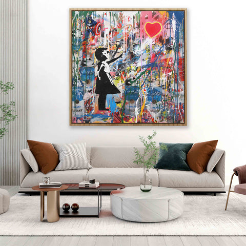 Banksy Style Art