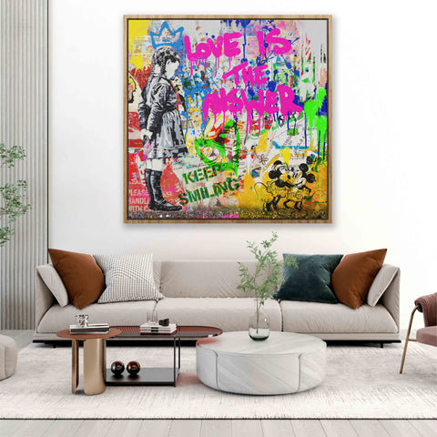 Love is the answer- Keep smiling