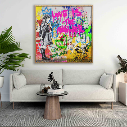 Love is the answer- Keep smiling