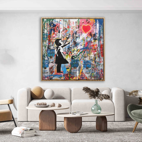 Banksy Style Art