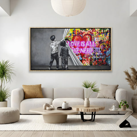 Unveiling love is all we need