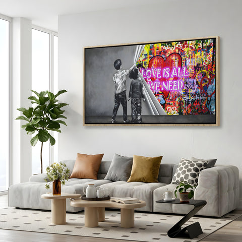 Unveiling love is all we need