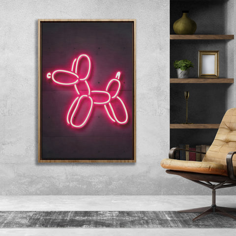 Neon Balloon Dog
