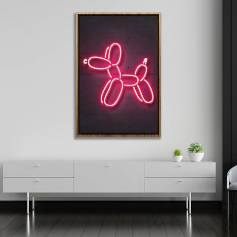 Neon Balloon Dog