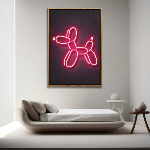 Neon Balloon Dog