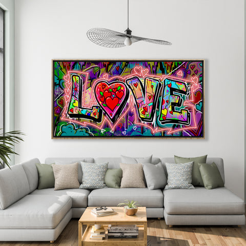 STREET WALL LOVE NEON