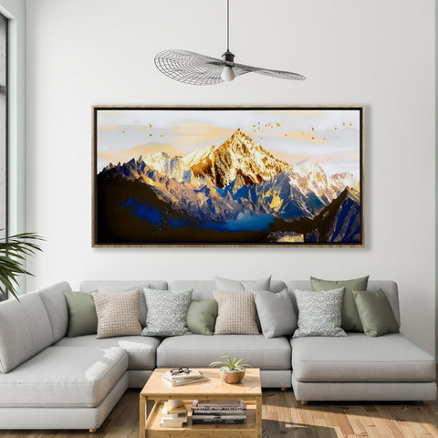 Golden Blue Landscape