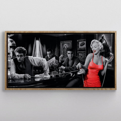 Elvis Presley and Marilyn Monroe
