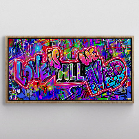 LOVE IS ALL WE NEED STREET WALL