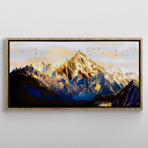 Golden Blue Landscape