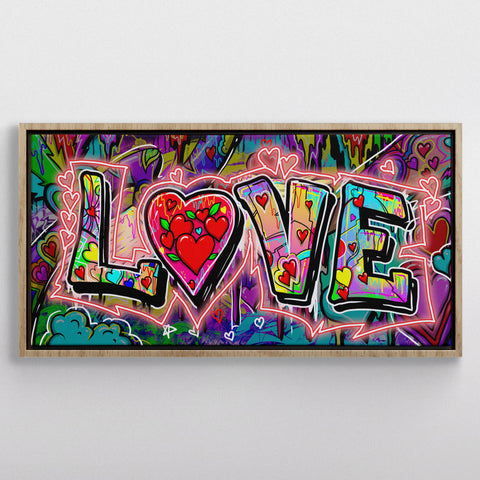 STREET WALL LOVE NEON