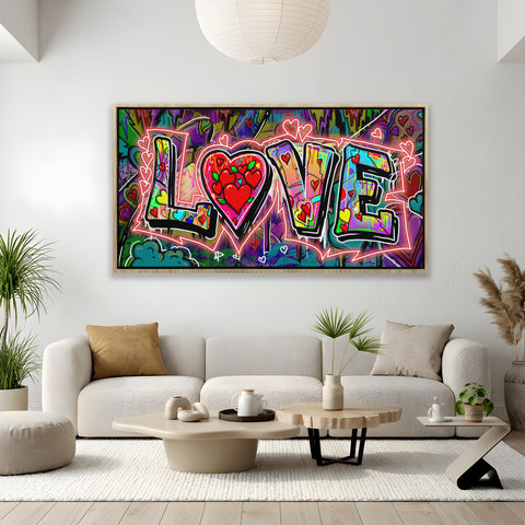 STREET WALL LOVE NEON