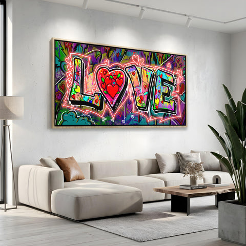 STREET WALL LOVE NEON