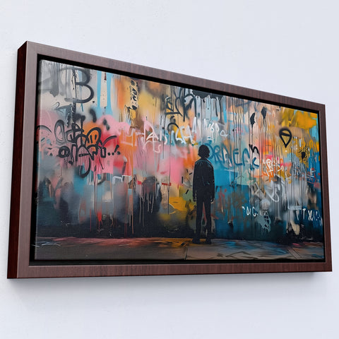 Dévoilement de l'art derrière le mur