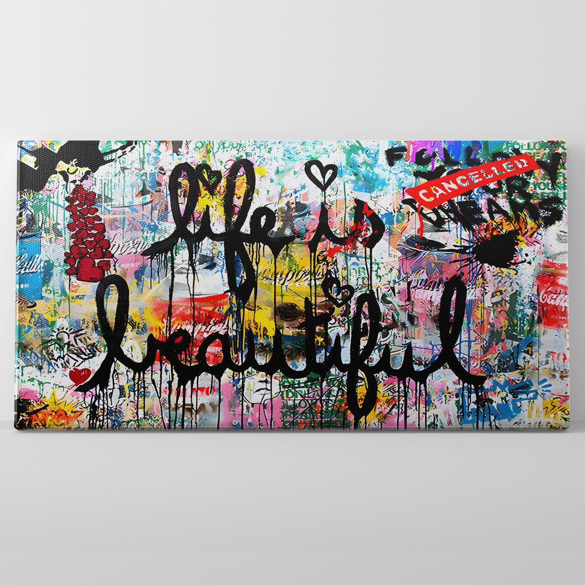 Street Graffiti Art Life Is Beautiful